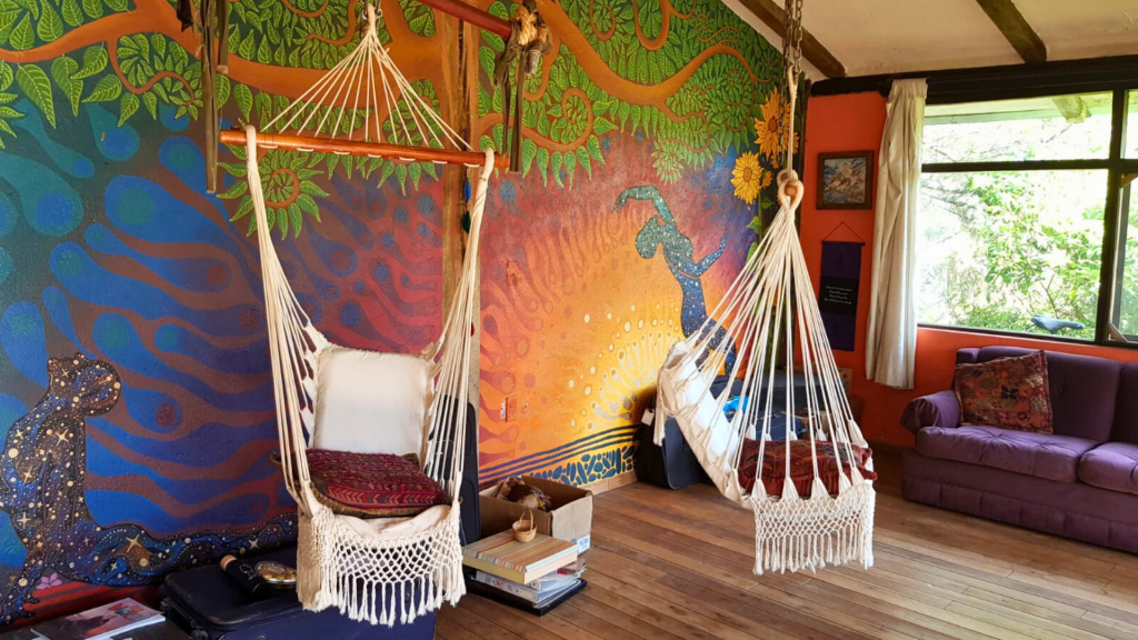 Yoga and meditation room